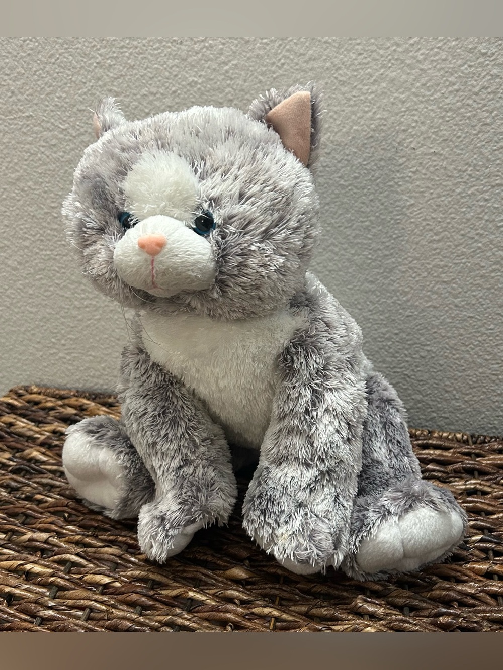 Vintage 2001 Grey Kitten Plush Bear Factory “Tabla The Tabby Cat”
